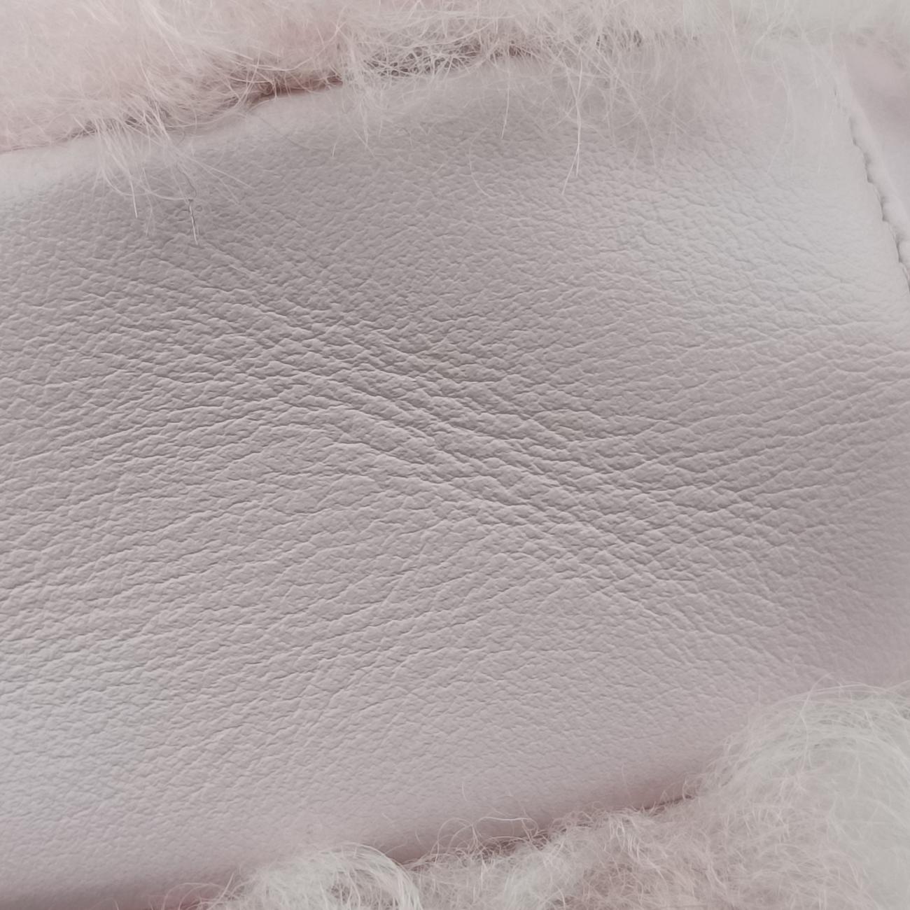 CHANEL 19 Round Pink Leather × wool AP0945 30235655シャネル19ラウンド ピンク レザー×ウール AP0945 30235655