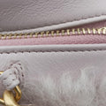 CHANEL 19 Round Pink Leather × wool AP0945 30235655シャネル19ラウンド ピンク レザー×ウール AP0945 30235655