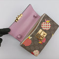 Padlock beige×Multicolour PVC coated canvas 652683パドロック ベージュ×マルチカラー PVCコーティングキャンバス 652683
