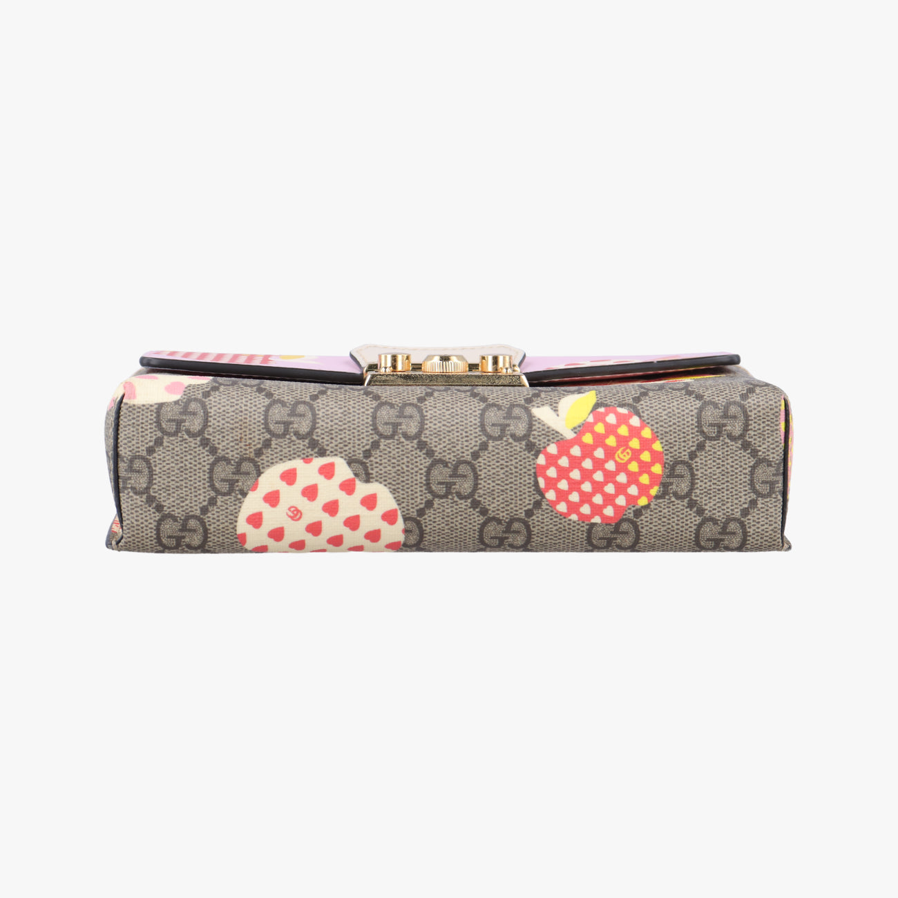 Padlock beige×Multicolour PVC coated canvas 652683パドロック ベージュ×マルチカラー PVCコーティングキャンバス 652683
