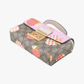 Padlock beige×Multicolour PVC coated canvas 652683パドロック ベージュ×マルチカラー PVCコーティングキャンバス 652683