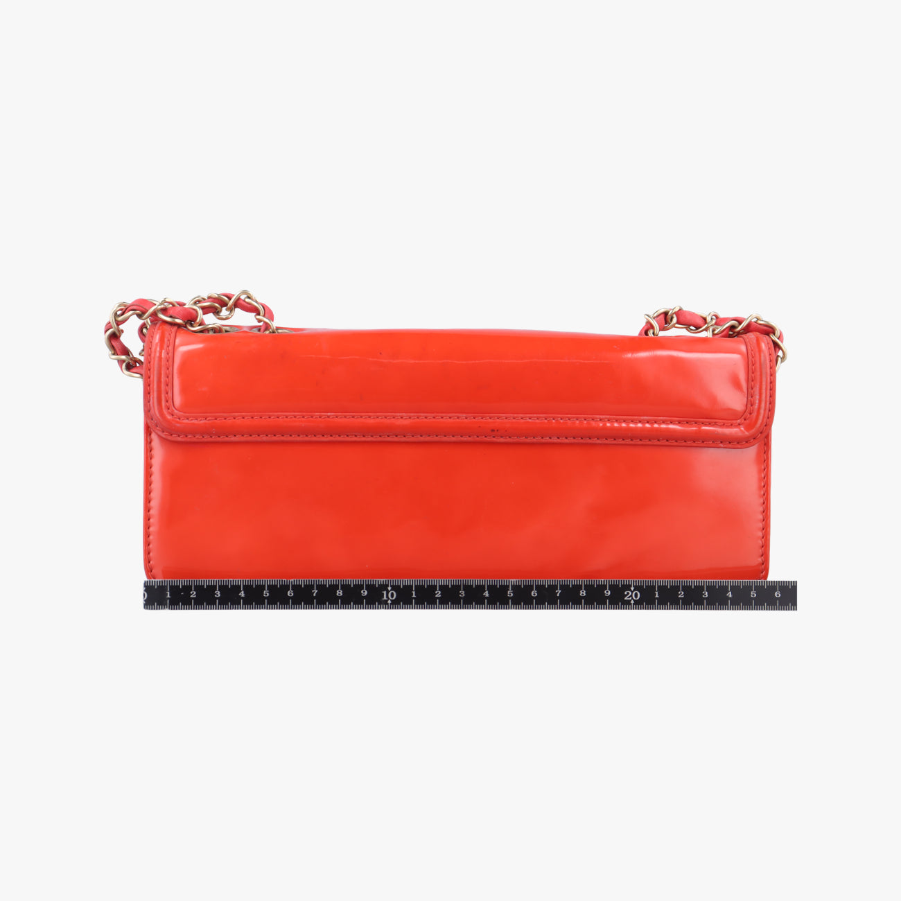 2.55 Lock Orange Patent Leather A46062 126596502.55 ロック オレンジ パテント A46062 12659650
