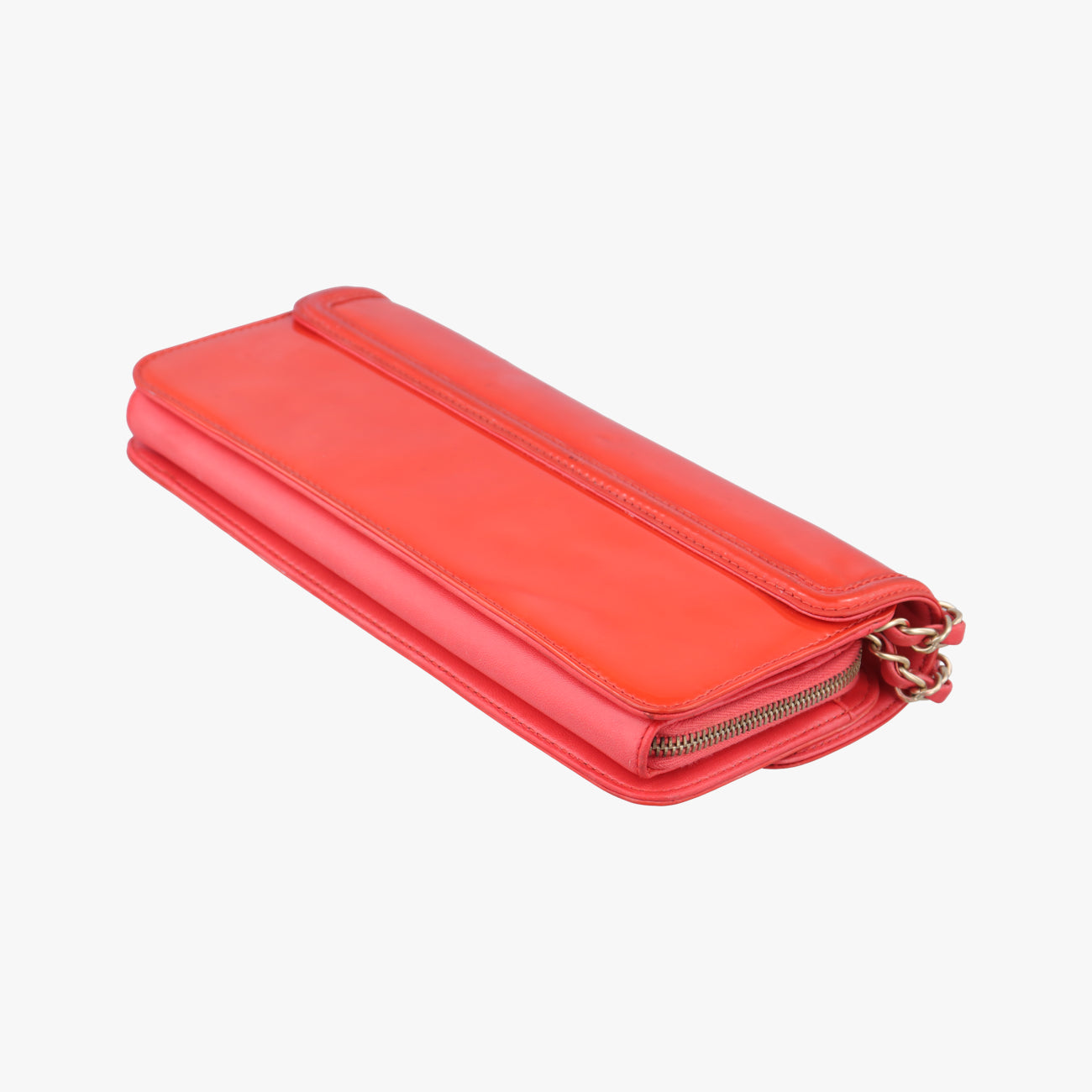 2.55 Lock Orange Patent Leather A46062 126596502.55 ロック オレンジ パテント A46062 12659650