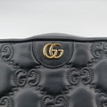 GG Matelasse Black Leather 702234 I038618670GGマトラッセ ブラック レザー 702234 I038618670
