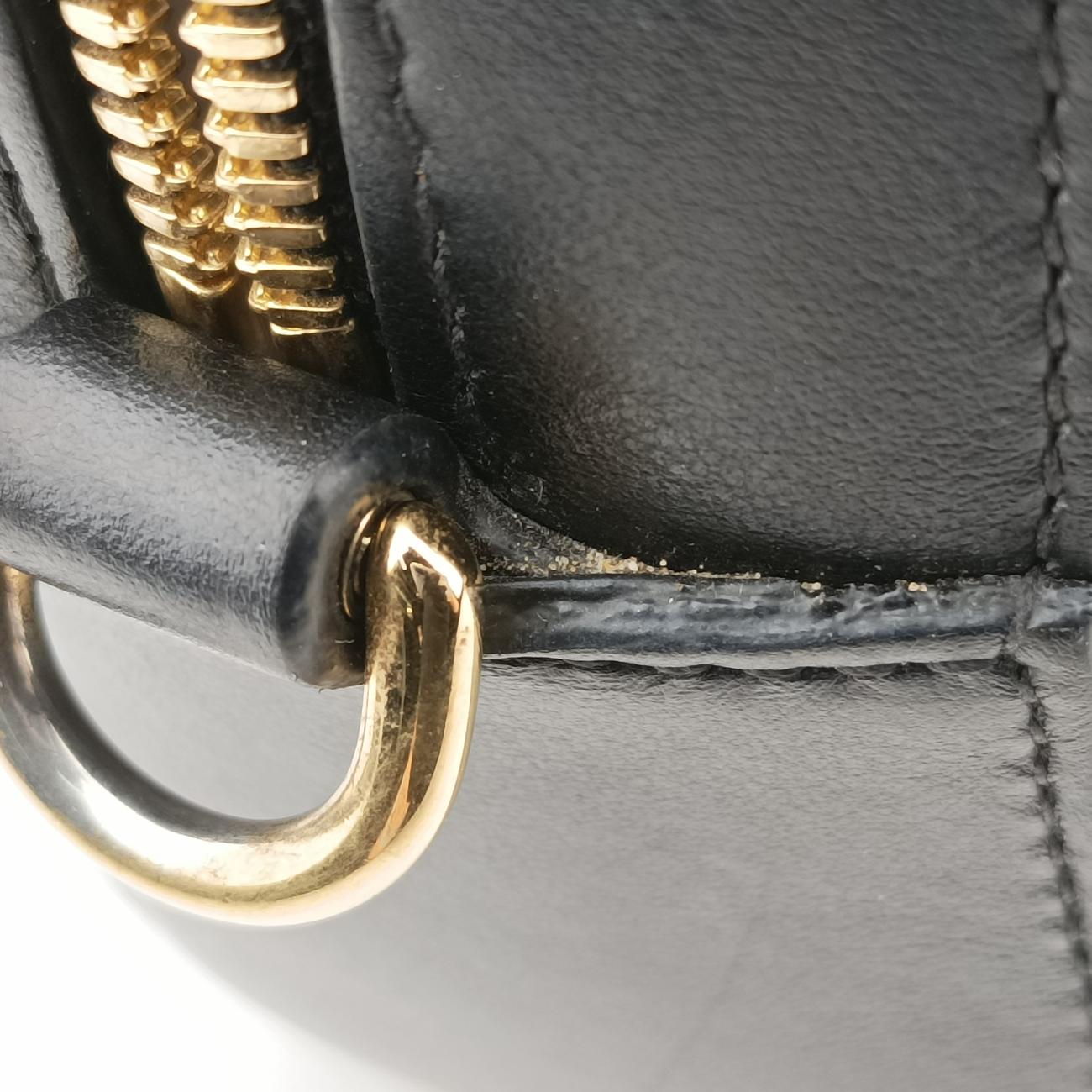 GG Matelasse Black Leather 702234 I038618670GGマトラッセ ブラック レザー 702234 I038618670