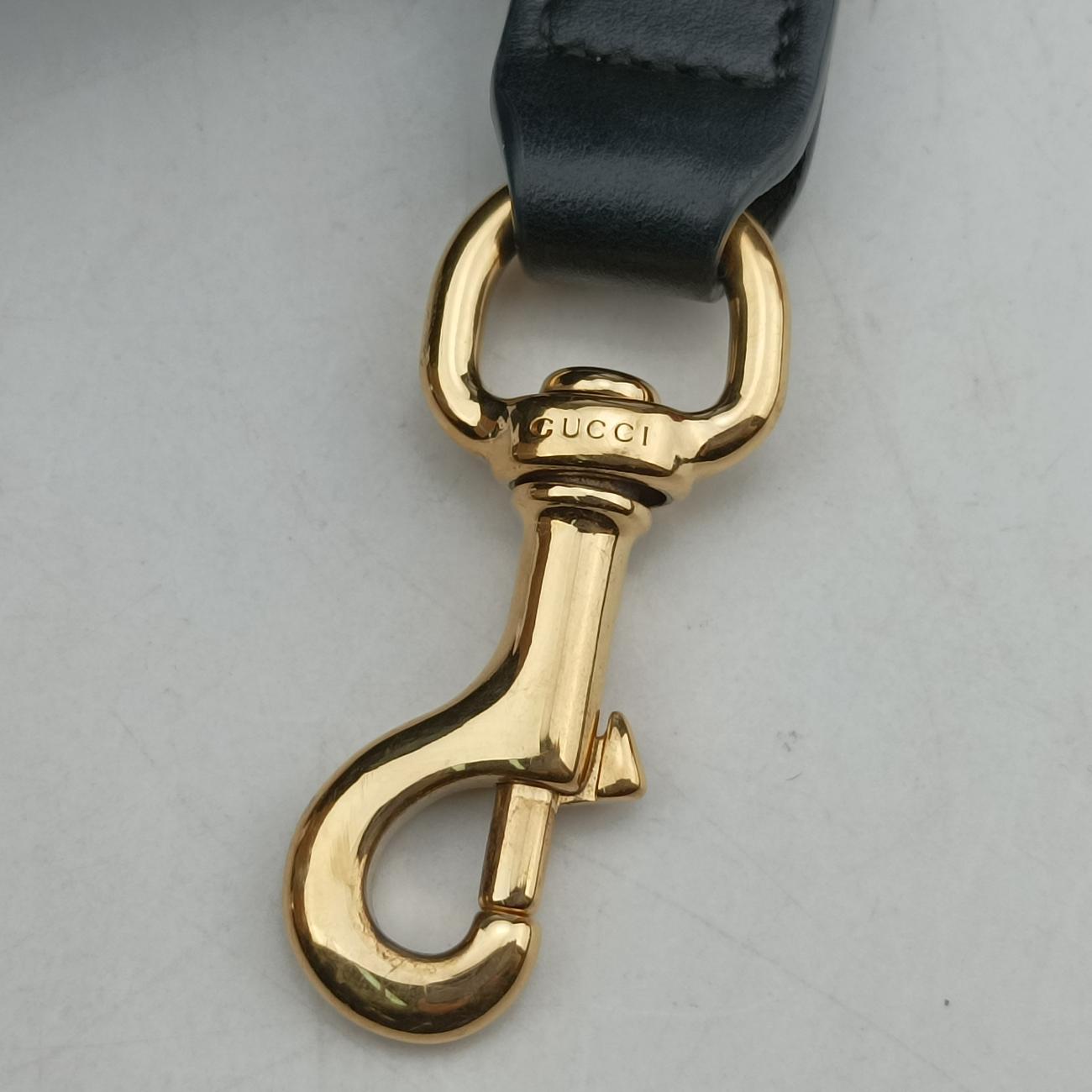 GG Matelasse Black Leather 702234 I038618670GGマトラッセ ブラック レザー 702234 I038618670