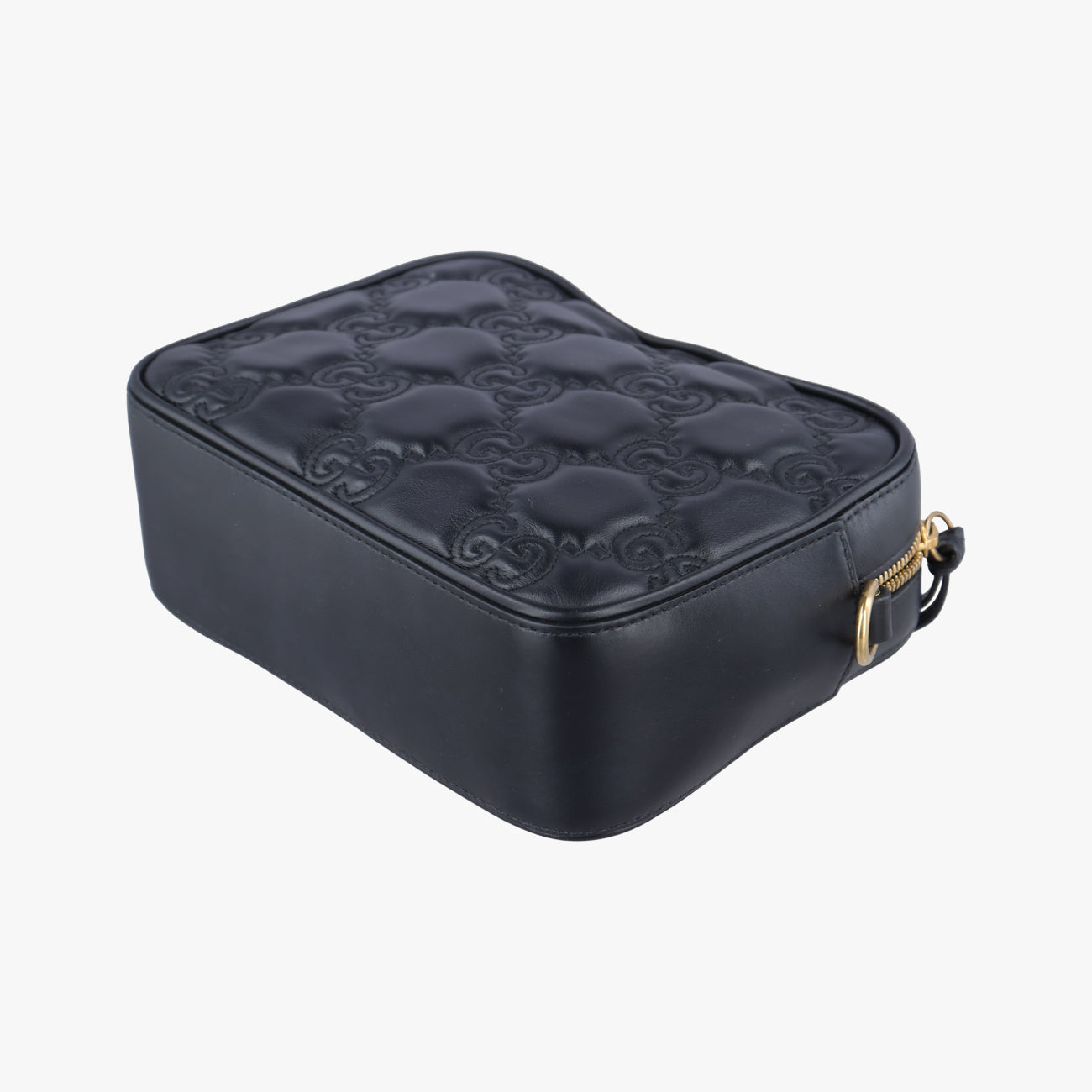 GG Matelasse Black Leather 702234 I038618670GGマトラッセ ブラック レザー 702234 I038618670