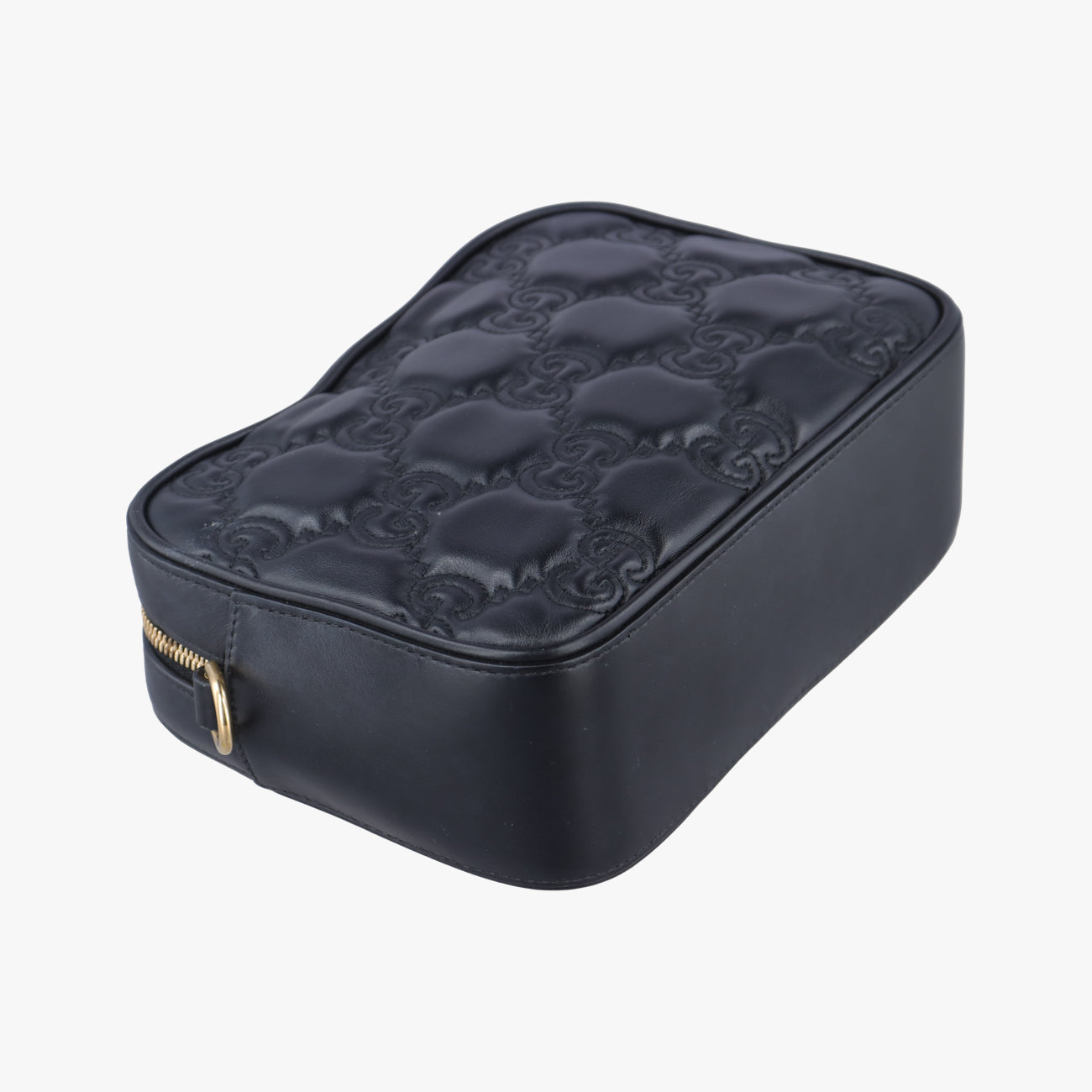 GG Matelasse Black Leather 702234 I038618670GGマトラッセ ブラック レザー 702234 I038618670
