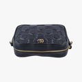 GG Matelasse Black Leather 702234 I038618670GGマトラッセ ブラック レザー 702234 I038618670