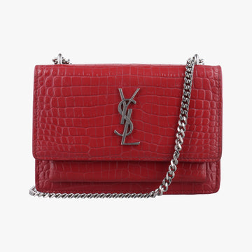 SUNSET Red Leather 452157 GUE452157.0617サンセット レッド レザー 452157 GUE452157.0617