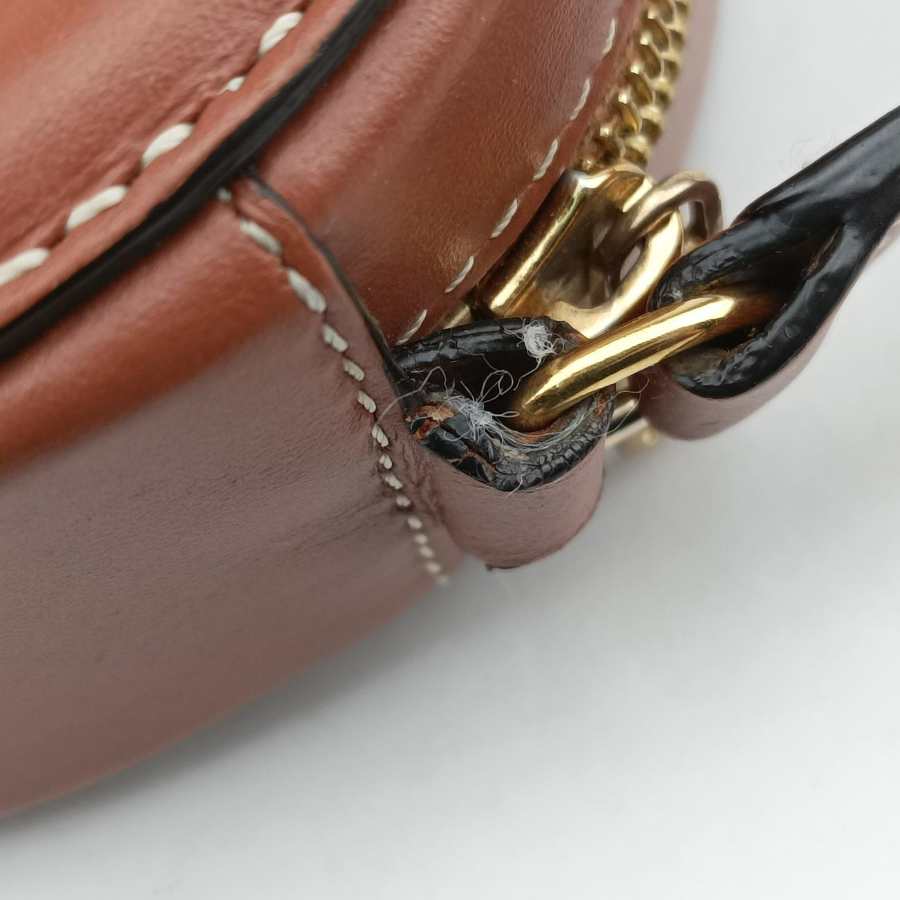 Oval Purse Cuir Triomphe Brown Leather  S-SD-2291オーバルパース キュイル トリオンフ ブラウン レザー  S-SD-2291