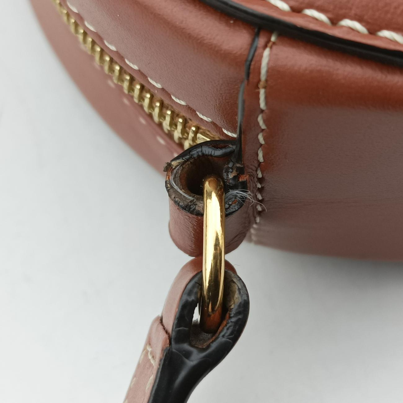 Oval Purse Cuir Triomphe Brown Leather  S-SD-2291オーバルパース キュイル トリオンフ ブラウン レザー  S-SD-2291