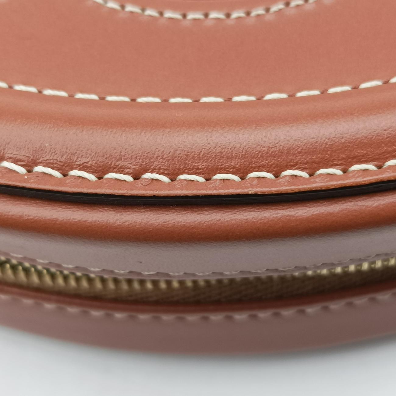 Oval Purse Cuir Triomphe Brown Leather  S-SD-2291オーバルパース キュイル トリオンフ ブラウン レザー  S-SD-2291