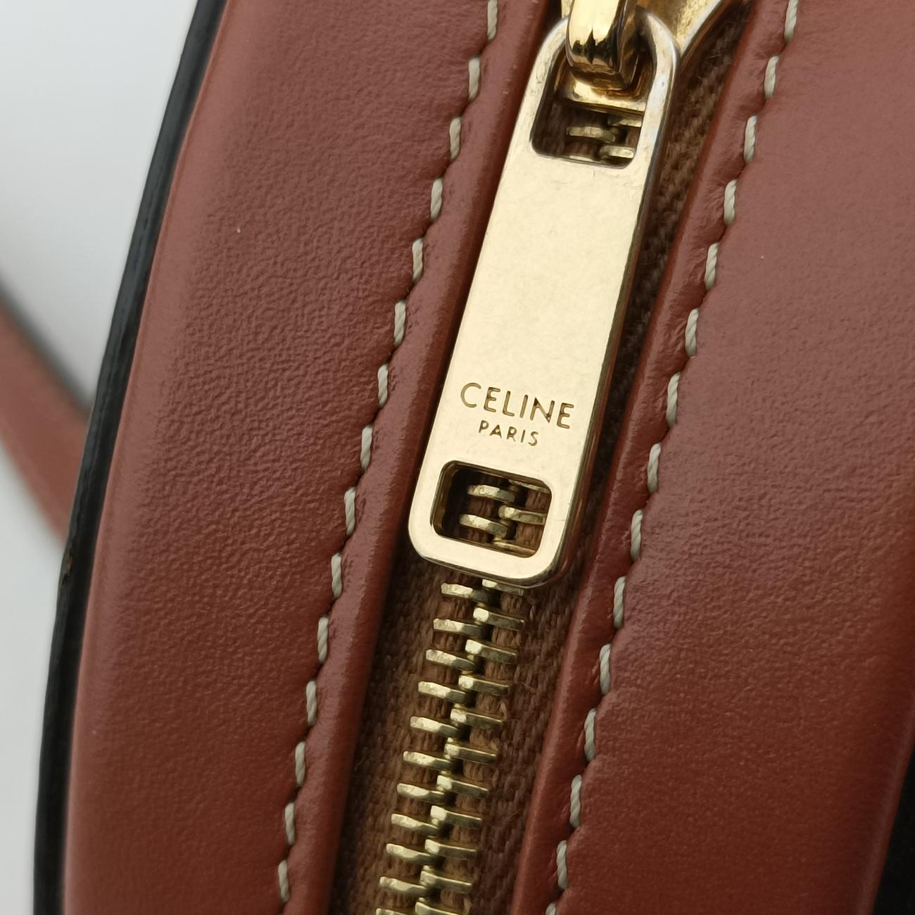 Oval Purse Cuir Triomphe Brown Leather  S-SD-2291オーバルパース キュイル トリオンフ ブラウン レザー  S-SD-2291