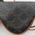 TRIANGLE TRIOMPHE Brown PVC coated canvas  F-CU-2201トライアングル トリオンフ ブラウン PVCコーティングキャンバス  F-CU-2201