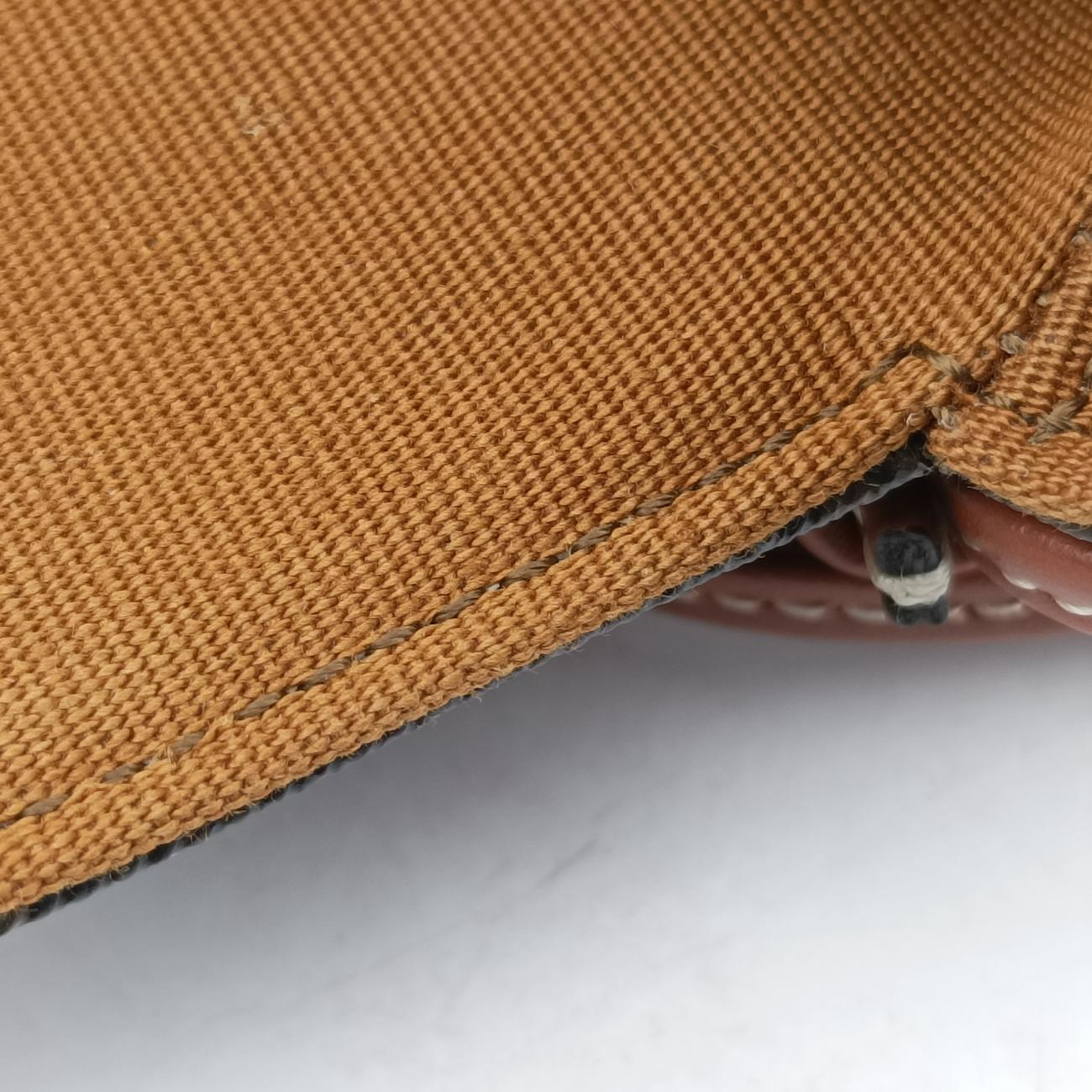 TRIANGLE TRIOMPHE Brown PVC coated canvas  F-CU-2201トライアングル トリオンフ ブラウン PVCコーティングキャンバス  F-CU-2201