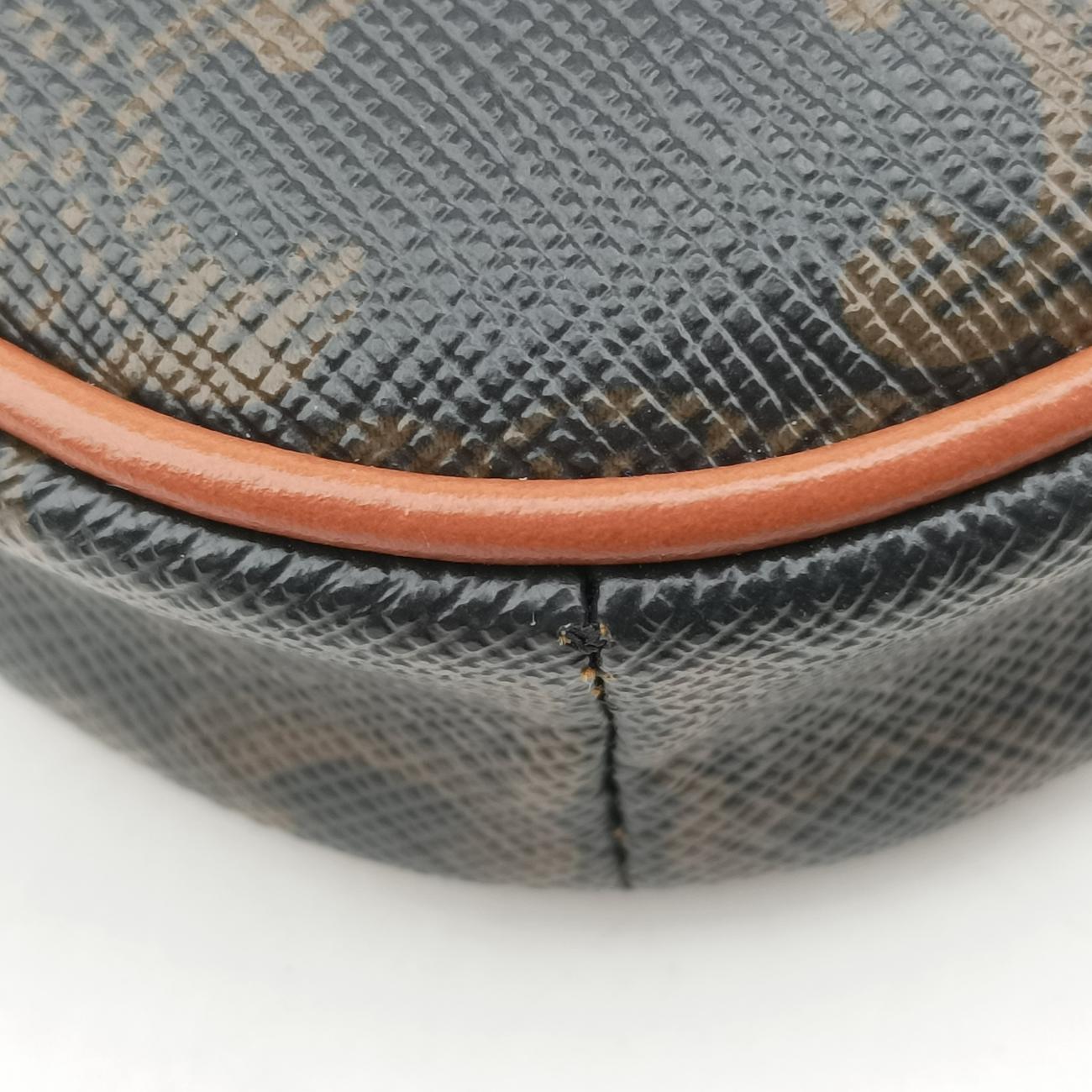 TRIANGLE TRIOMPHE Brown PVC coated canvas  F-CU-2201トライアングル トリオンフ ブラウン PVCコーティングキャンバス  F-CU-2201