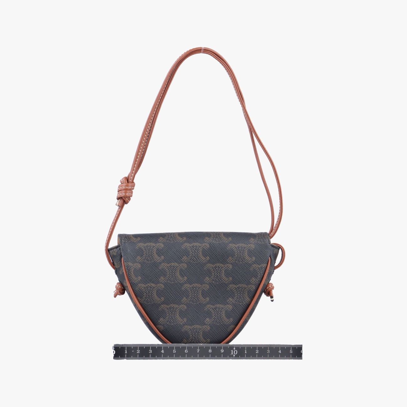 TRIANGLE TRIOMPHE Brown PVC coated canvas  F-CU-2201トライアングル トリオンフ ブラウン PVCコーティングキャンバス  F-CU-2201