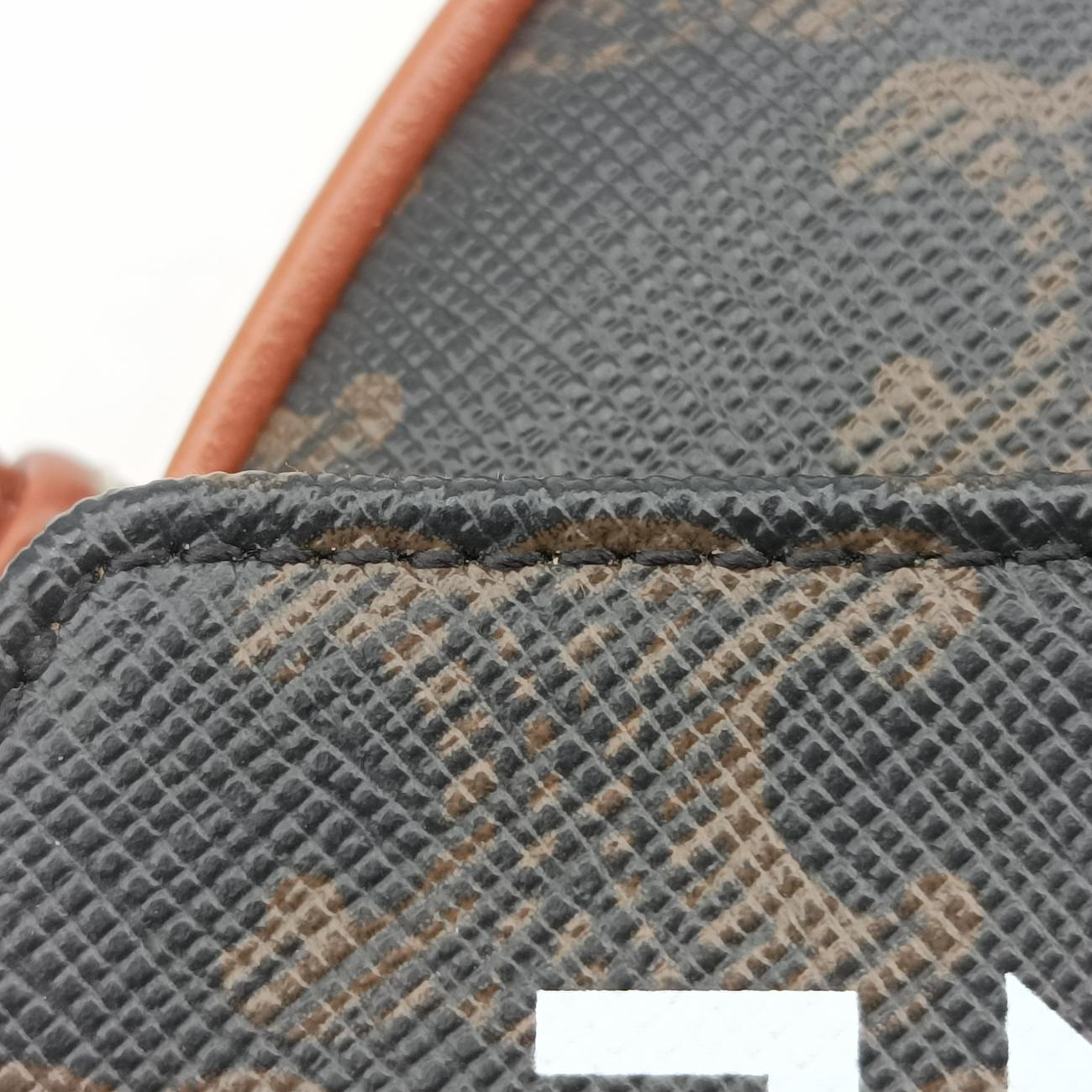 TRIANGLE TRIOMPHE Brown PVC coated canvas  F-CU-2201トライアングル トリオンフ ブラウン PVCコーティングキャンバス  F-CU-2201