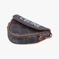 TRIANGLE TRIOMPHE Brown PVC coated canvas  F-CU-2201トライアングル トリオンフ ブラウン PVCコーティングキャンバス  F-CU-2201