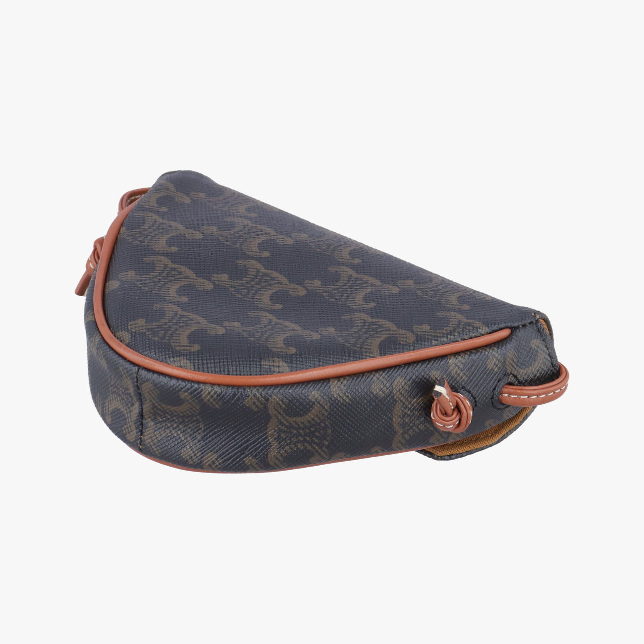 TRIANGLE TRIOMPHE Brown PVC coated canvas  F-CU-2201トライアングル トリオンフ ブラウン PVCコーティングキャンバス  F-CU-2201