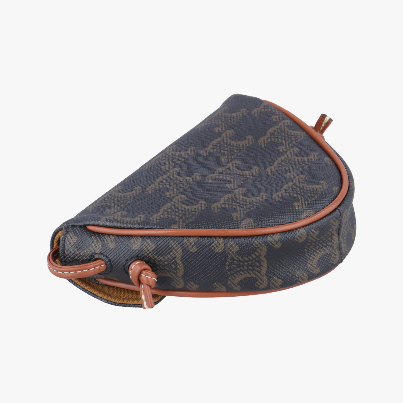 TRIANGLE TRIOMPHE Brown PVC coated canvas  F-CU-2201トライアングル トリオンフ ブラウン PVCコーティングキャンバス  F-CU-2201