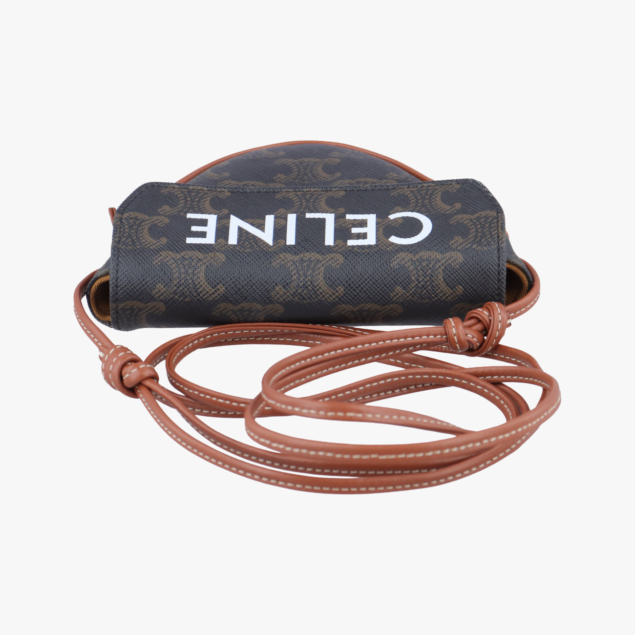 TRIANGLE TRIOMPHE Brown PVC coated canvas  F-CU-2201トライアングル トリオンフ ブラウン PVCコーティングキャンバス  F-CU-2201