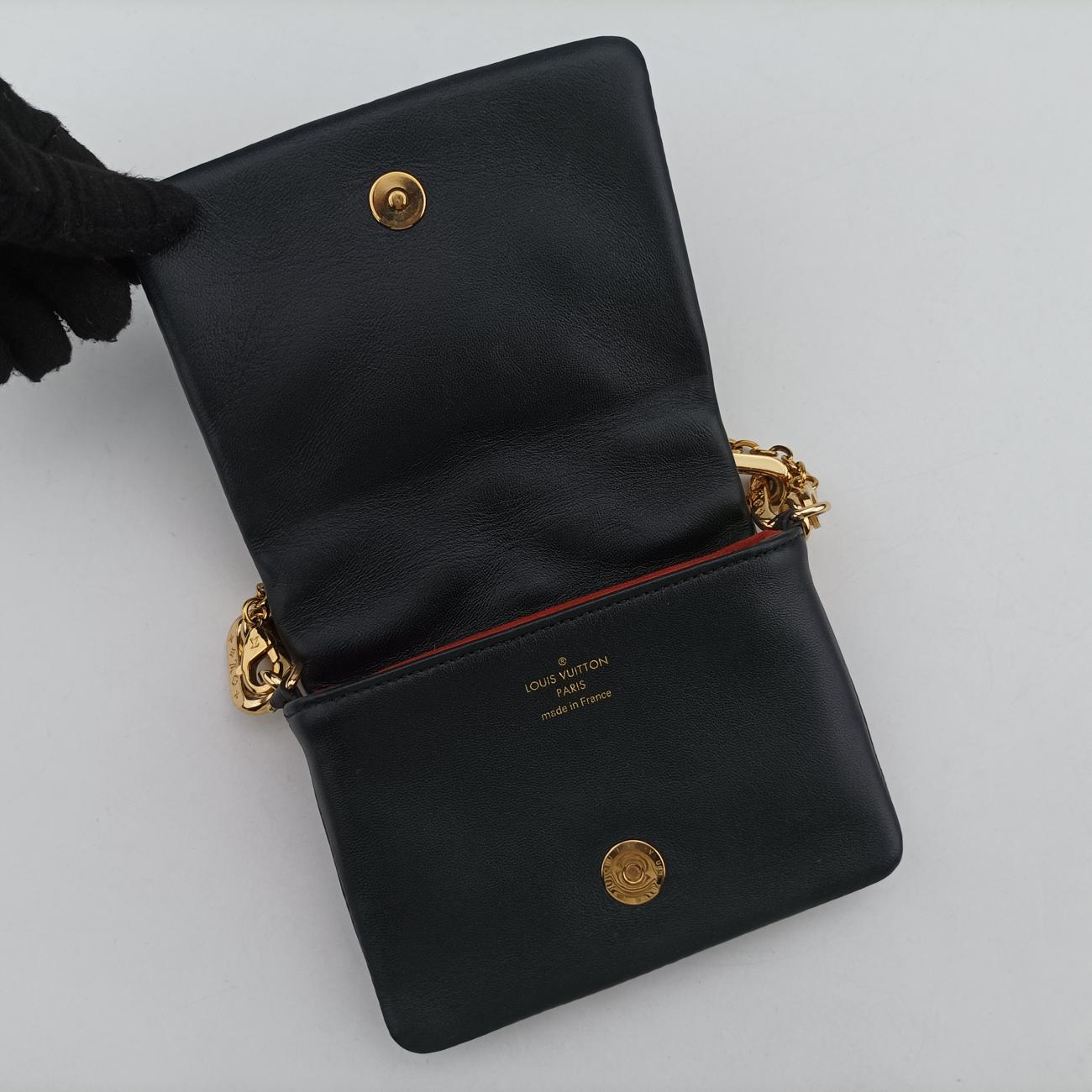 COUSSIN Noir lambskin M81125 IC chipクッサン ノワール ラムスキン M81125 ＩＣチップ