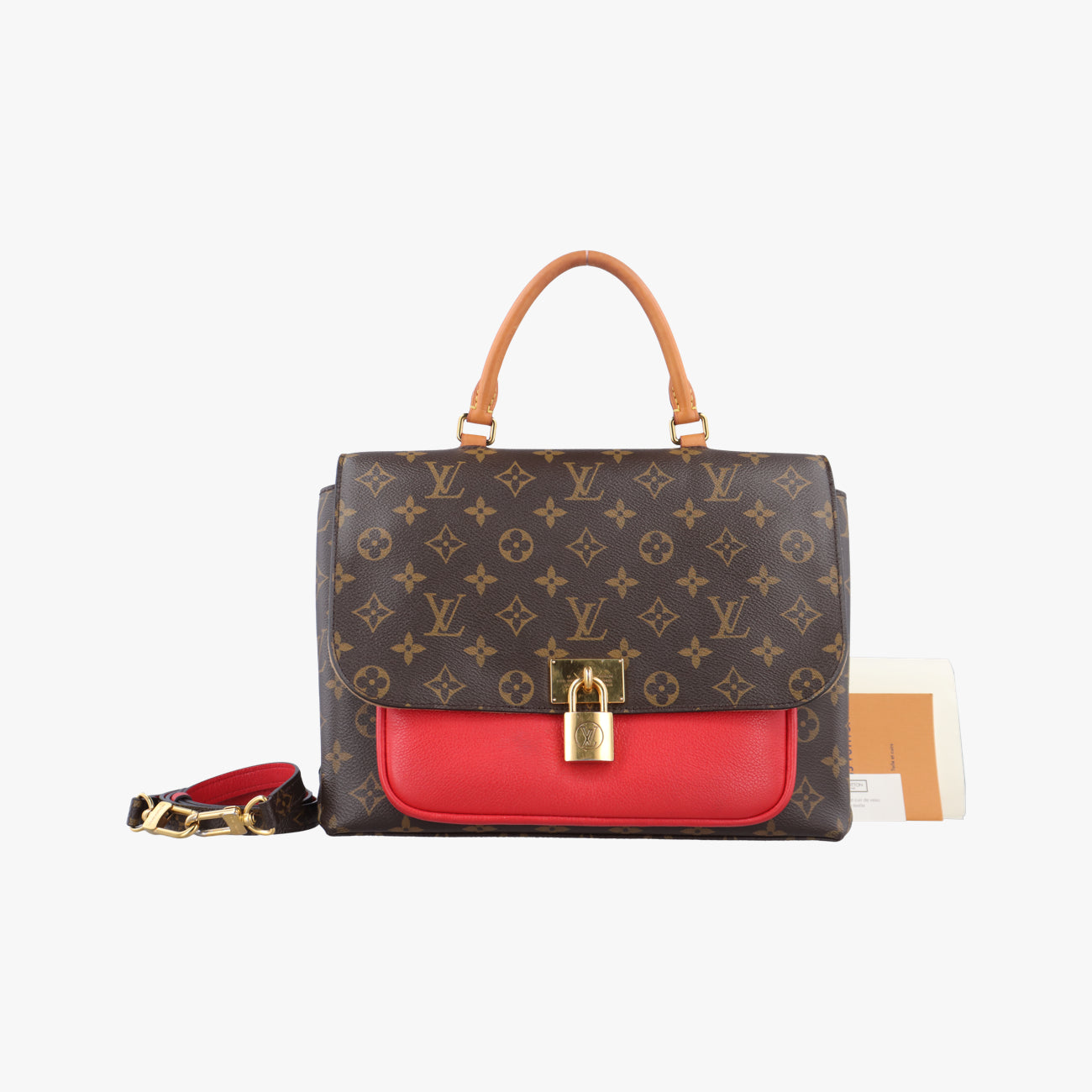 MARIGNAN Brown×CERISE Monogram Canvas×calf leather M44544 AR0168マリニャン モノグラム/ブラウン系×スリーズ モノグラムキャンバス×カーフレザー M44544 AR0168