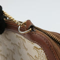 Triomphe Chain Clutch White PVC coated canvas  U-SD-0261トリオンフ チェーン クラッチ ホワイト PVCコーティングキャンバス  U-SD-0261