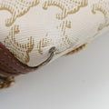 Triomphe Chain Clutch White PVC coated canvas  U-SD-0261トリオンフ チェーン クラッチ ホワイト PVCコーティングキャンバス  U-SD-0261