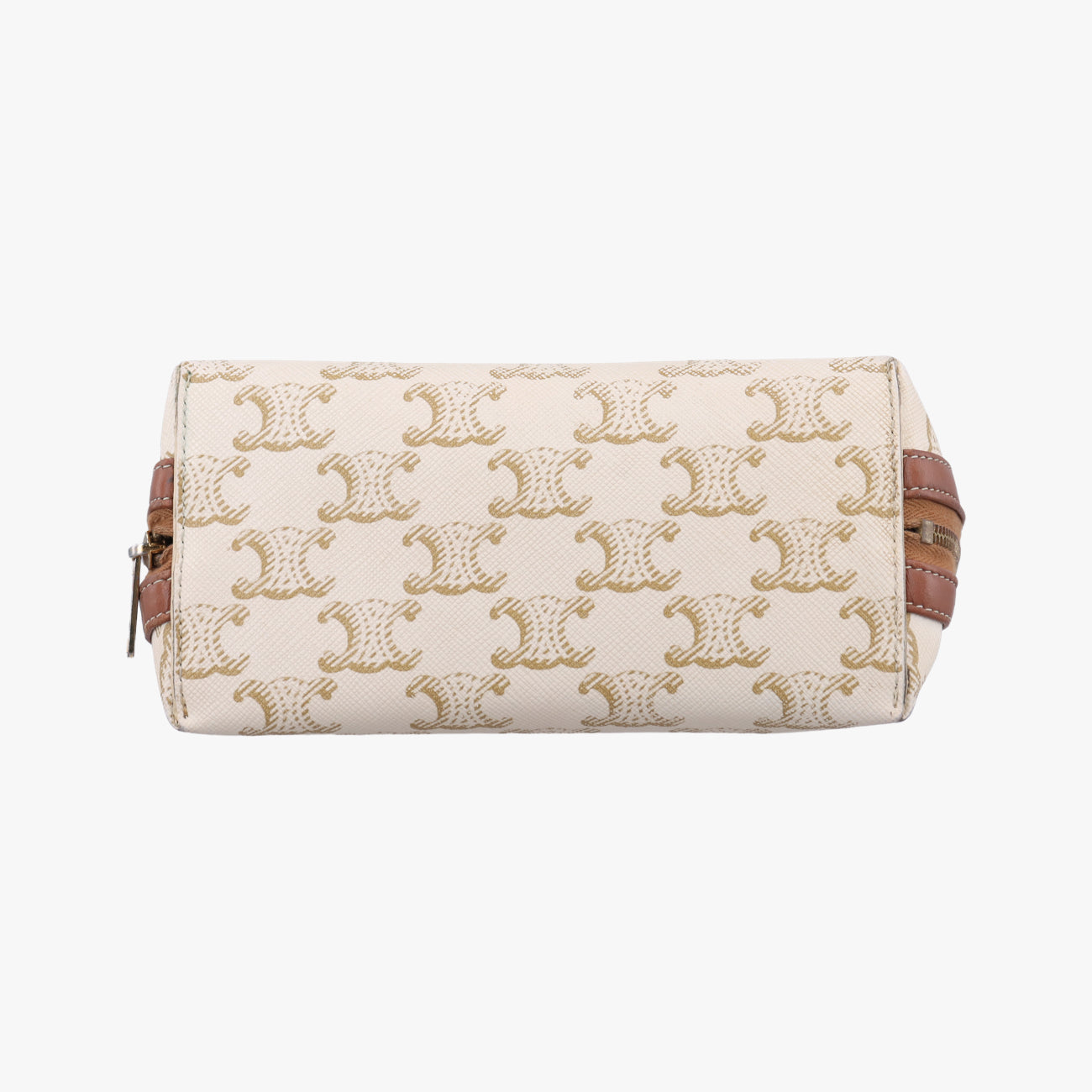Triomphe Chain Clutch White PVC coated canvas  U-SD-0261トリオンフ チェーン クラッチ ホワイト PVCコーティングキャンバス  U-SD-0261
