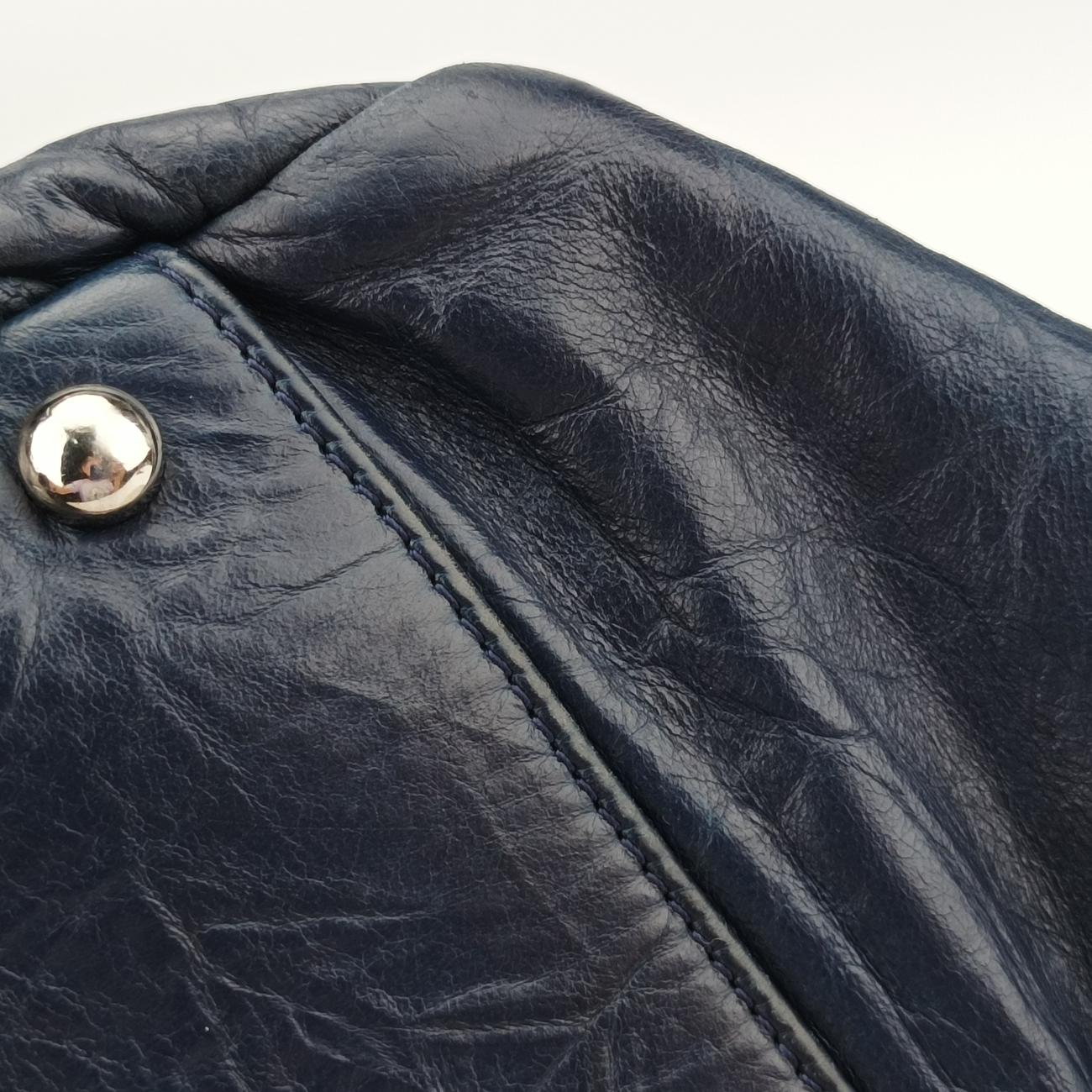 Matelasse Bubble Quilt Navy caviar skin A48495 15061836マトラッセ バブルキルト ブルーブラック キャビアスキン A48495 15061836