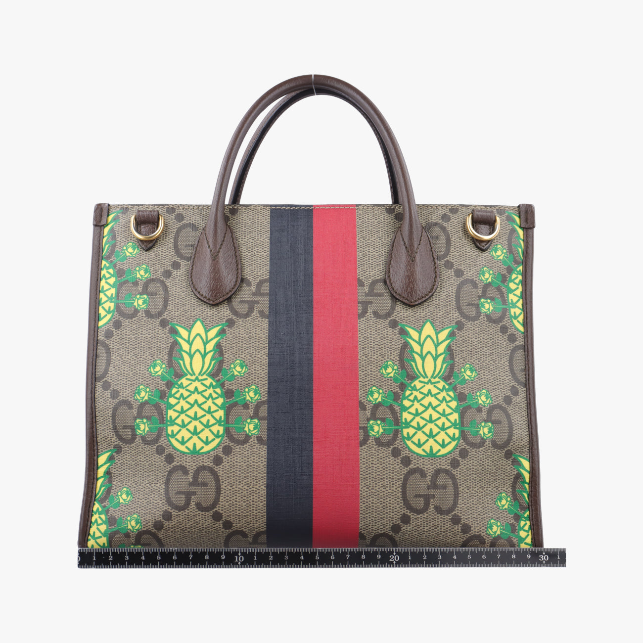 gucci pineapple Multicolour PVC coated canvas x leather 659983 D036968808グッチパイナップル マルチカラー PVCコーティングキャンバス×レザー 659983 D036968808