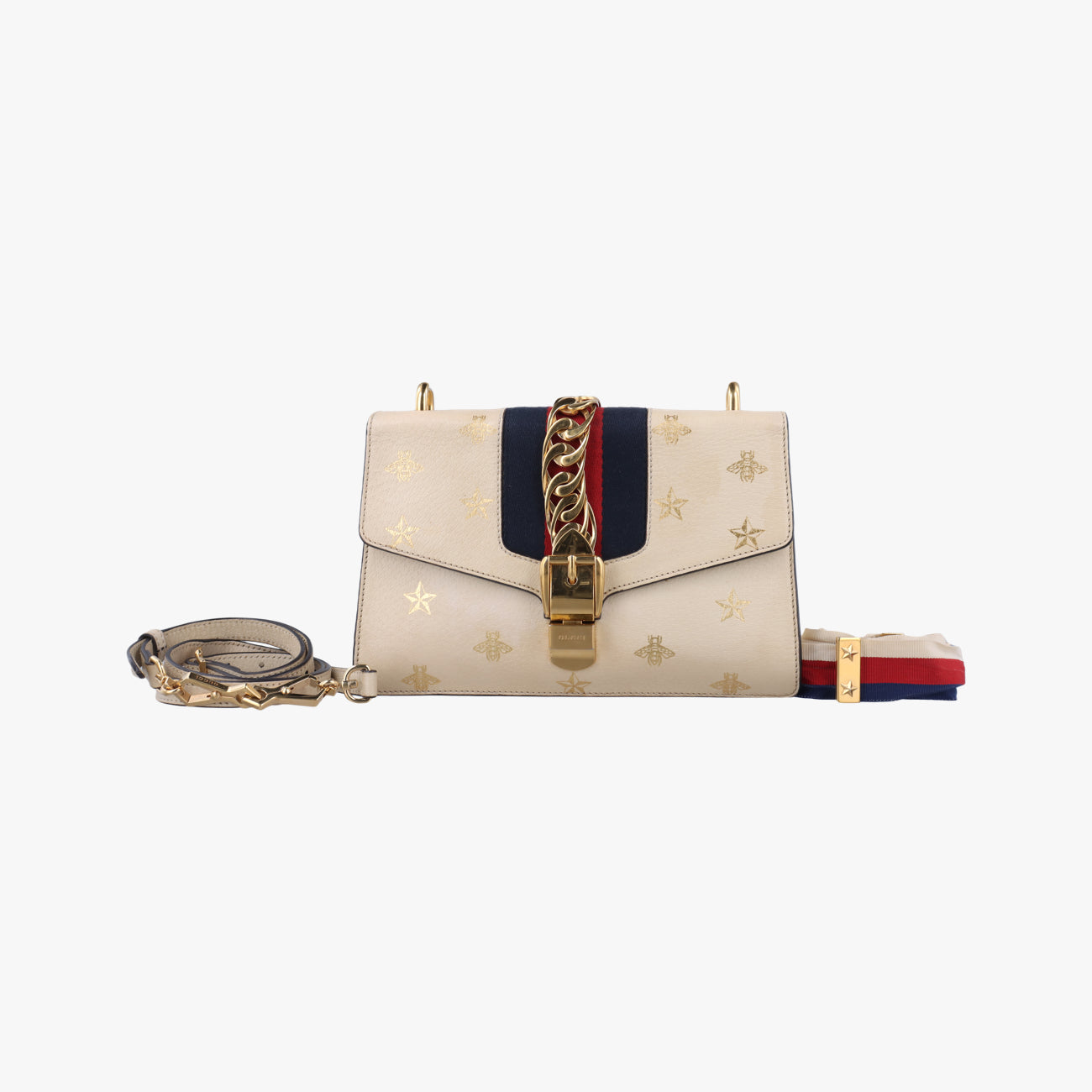 Sylvie White Leather 524405 G027315169シルヴィ ホワイト レザー 524405 G027315169