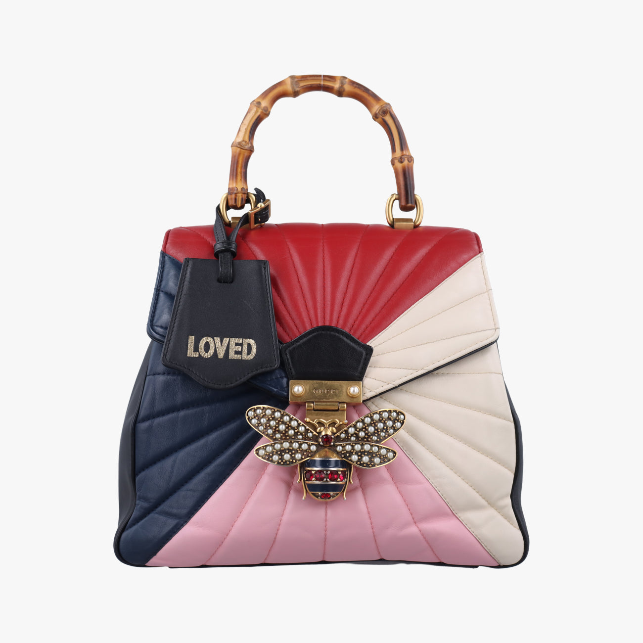 Queen Margaret BambooMulticolourLeather476664B022490509クイーンマーガレット バンブーマルチカラーレザー476664B022490509