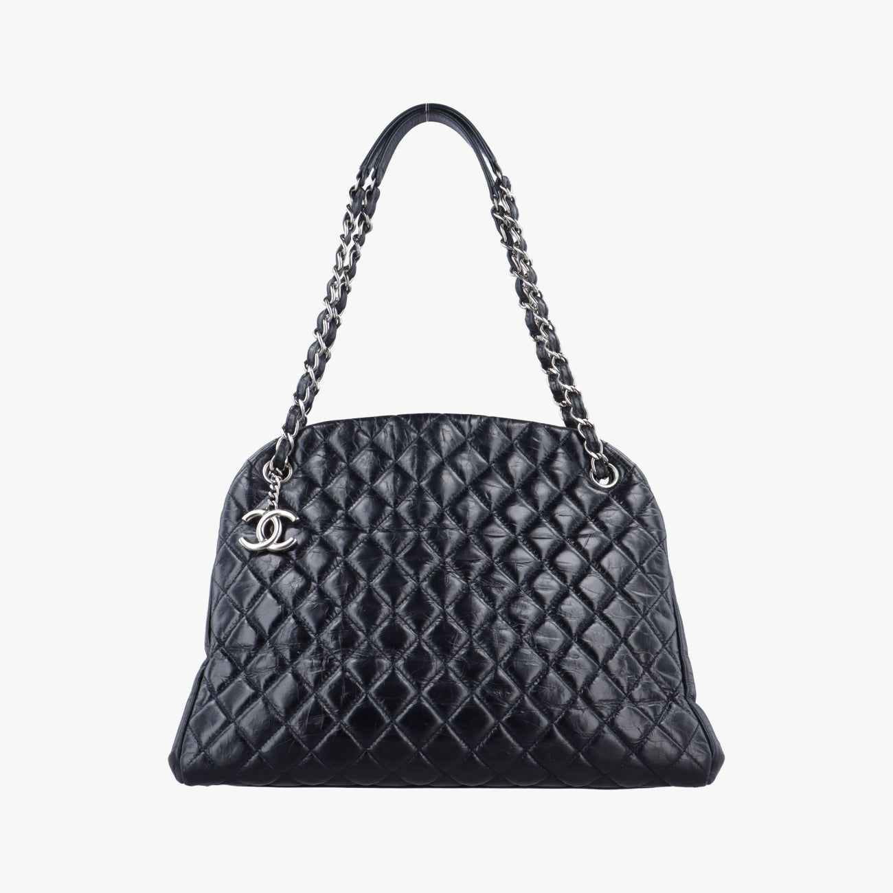 Mademoiselle Bowling Navy caviar skin A66879 15727222マドモアゼル ボーリング ブルーブラック キャビアスキン A66879 15727222