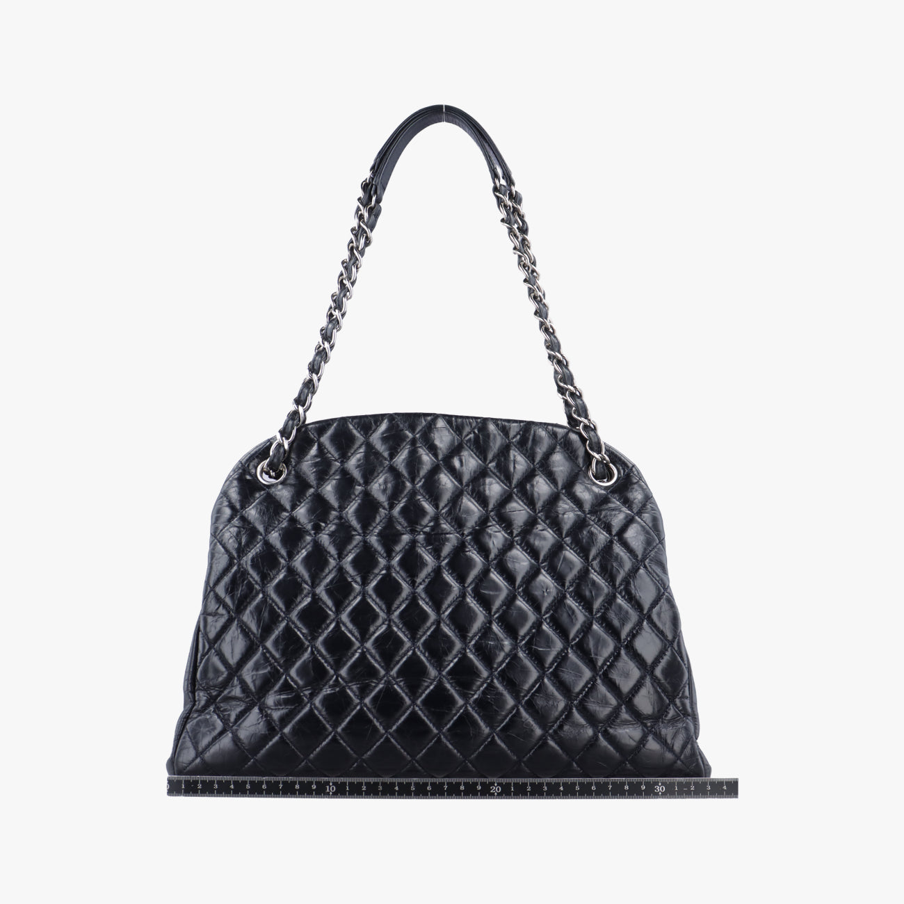 Mademoiselle Bowling Navy caviar skin A66879 15727222マドモアゼル ボーリング ブルーブラック キャビアスキン A66879 15727222