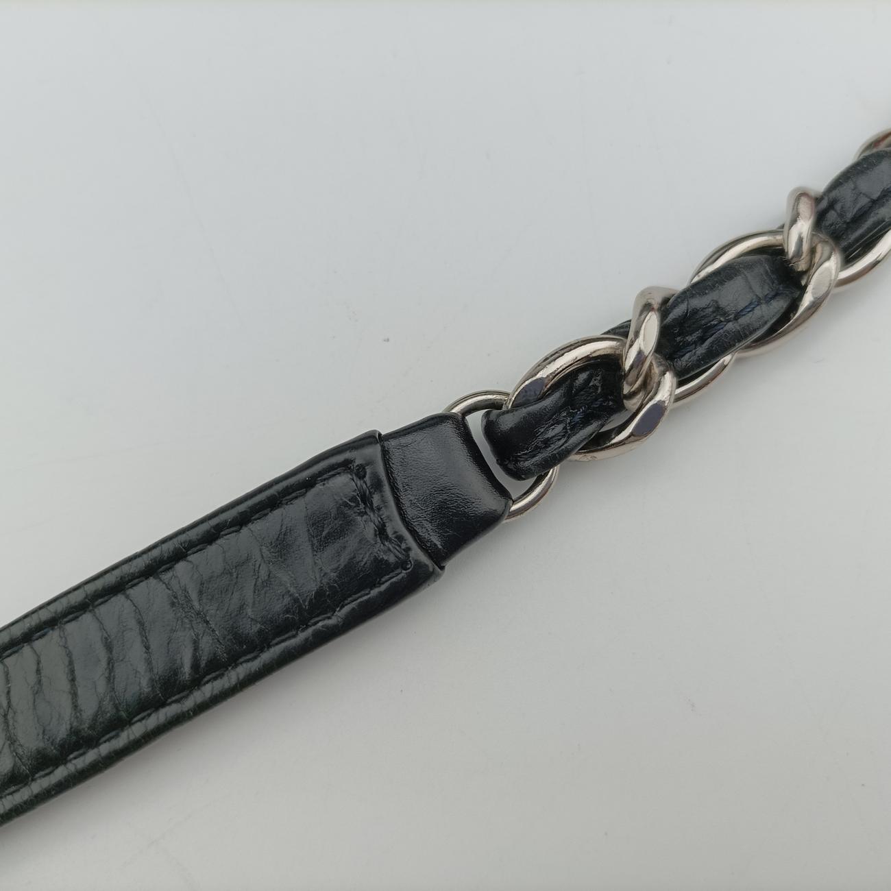 Mademoiselle Bowling Navy caviar skin A66879 15727222マドモアゼル ボーリング ブルーブラック キャビアスキン A66879 15727222