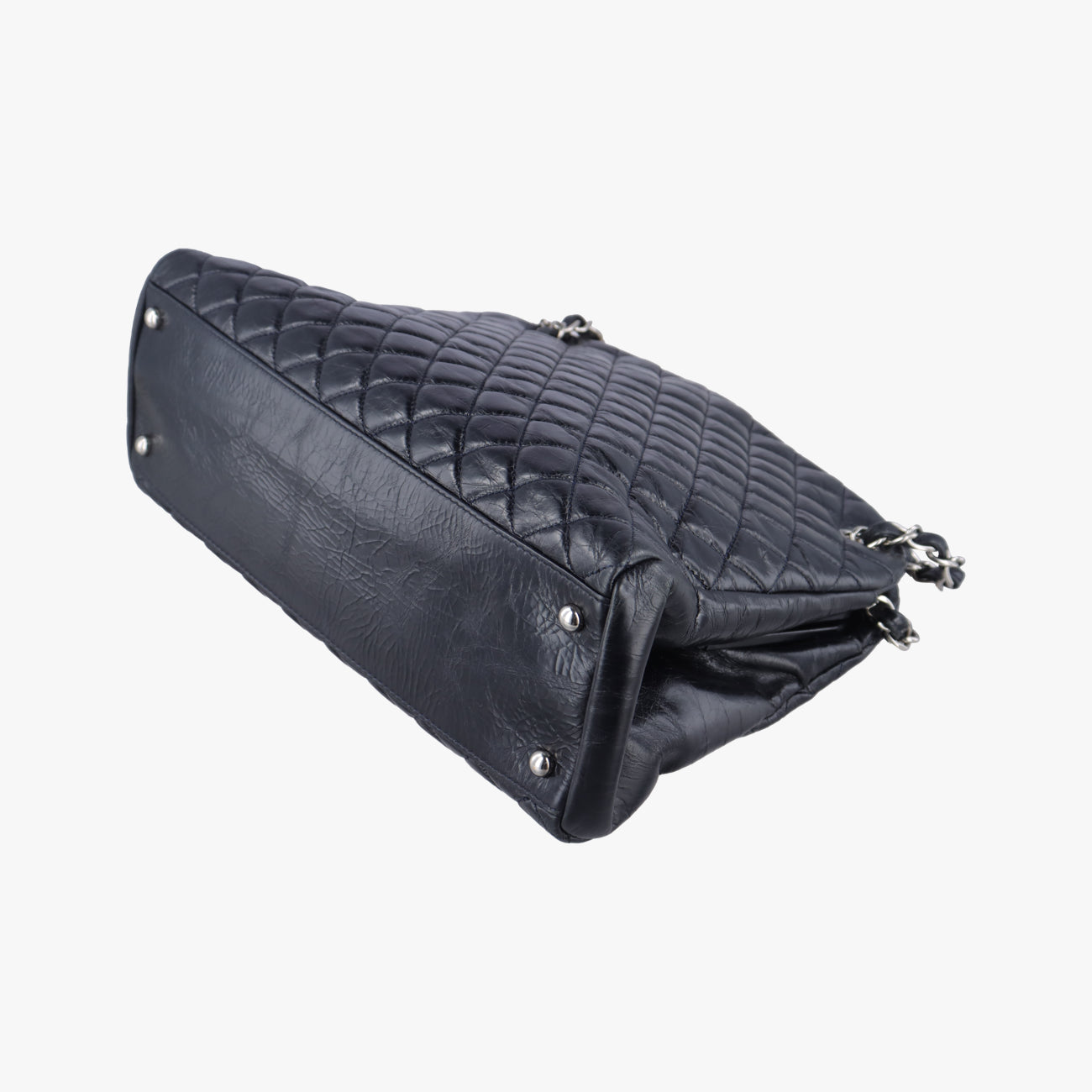 Mademoiselle Bowling Navy caviar skin A66879 15727222マドモアゼル ボーリング ブルーブラック キャビアスキン A66879 15727222