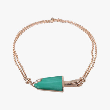 Gelati Malachite Diamond Golden AU750 354743 PZ7K99マラカイト ジェラーティ ダイヤモンド ゴールド AU750 354743 PZ7K99