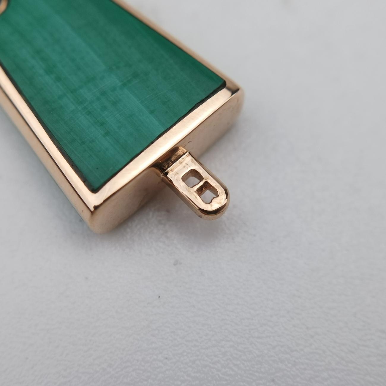 Gelati Malachite Diamond Golden AU750 354743 PZ7K99マラカイト ジェラーティ ダイヤモンド ゴールド AU750 354743 PZ7K99