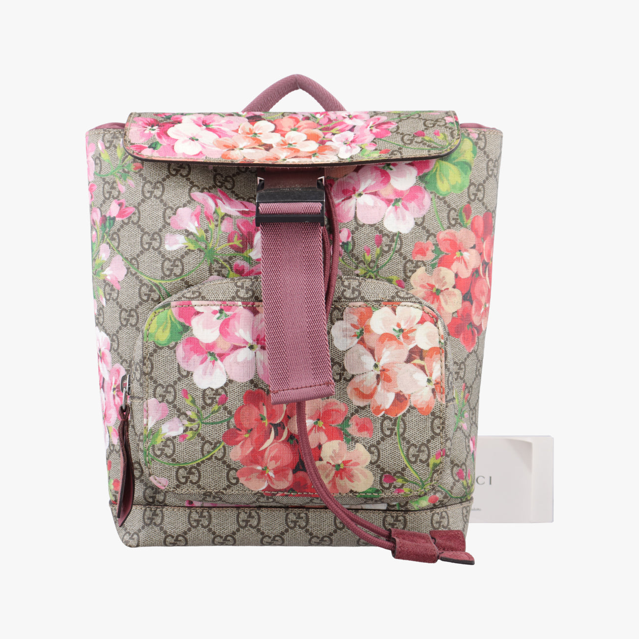 GG Blooms Multicolour PVC coated canvas 410544 I019289499GGブルームス マルチカラー PVCコーティングキャンバス 410544 I019289499