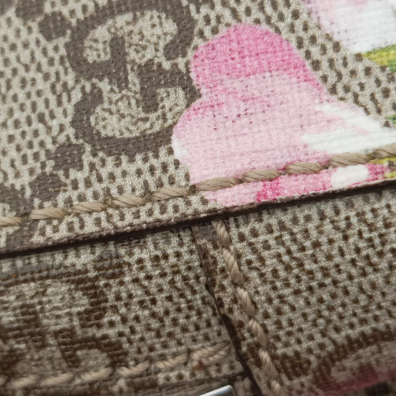 GG Blooms Multicolour PVC coated canvas 410544 I019289499GGブルームス マルチカラー PVCコーティングキャンバス 410544 I019289499