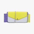 Pochette FeLICIE ACID YELLOW×Purple×Gres epi M61753 TJ2176ポシェット フェリシー アシッド イエロー×パープル×グリ エピ M61753 TJ2176