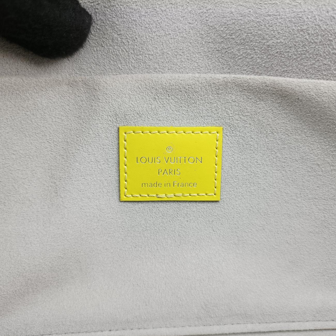 Pochette FeLICIE ACID YELLOW×Purple×Gres epi M61753 TJ2176ポシェット フェリシー アシッド イエロー×パープル×グリ エピ M61753 TJ2176