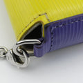 Pochette FeLICIE ACID YELLOW×Purple×Gres epi M61753 TJ2176ポシェット フェリシー アシッド イエロー×パープル×グリ エピ M61753 TJ2176