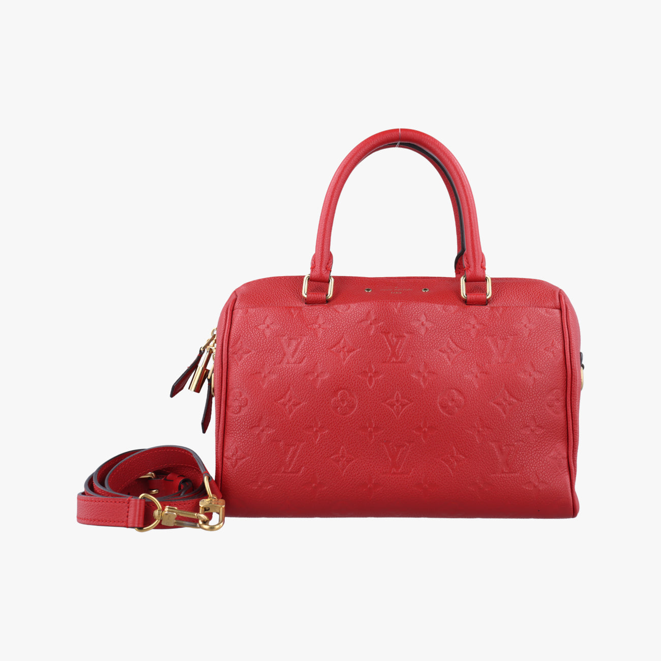 Speedy Bandouliere25 CERISE Monogram Empreinte Ｍ42399 DU3166スピーディ バンドリエール 25 NM スリーズ モノグラム アンプラント Ｍ42399 DU3166