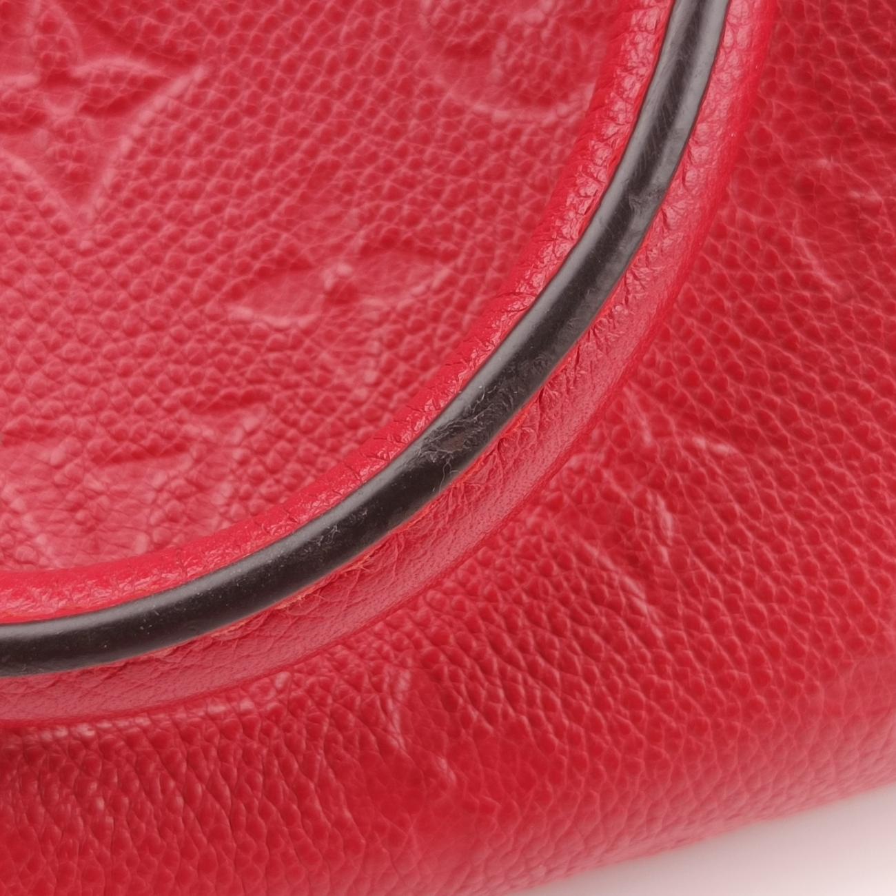 Speedy Bandouliere25 CERISE Monogram Empreinte Ｍ42399 DU3166スピーディ バンドリエール 25 NM スリーズ モノグラム アンプラント Ｍ42399 DU3166