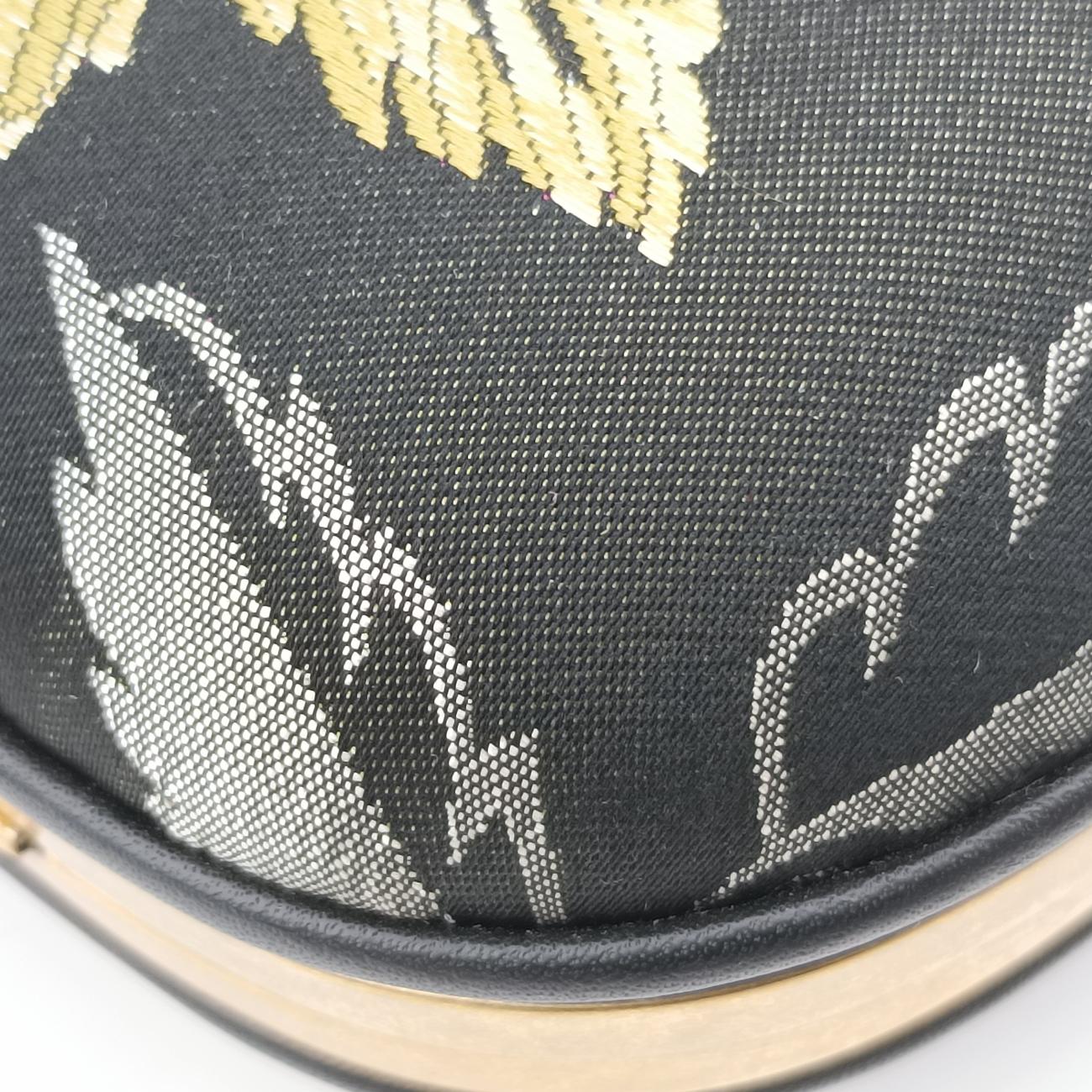 Brocade Embroidered Broadway BoxMulticolourFabric×Leather436084F019763731ブロケード刺繍ブロードウェイボックスマルチカラーファブリック×レザー436084F019763731
